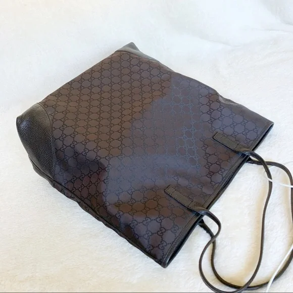 NWT Authentic Gucci Nylon GG Tall Tote Bag - Picture 3 of 9